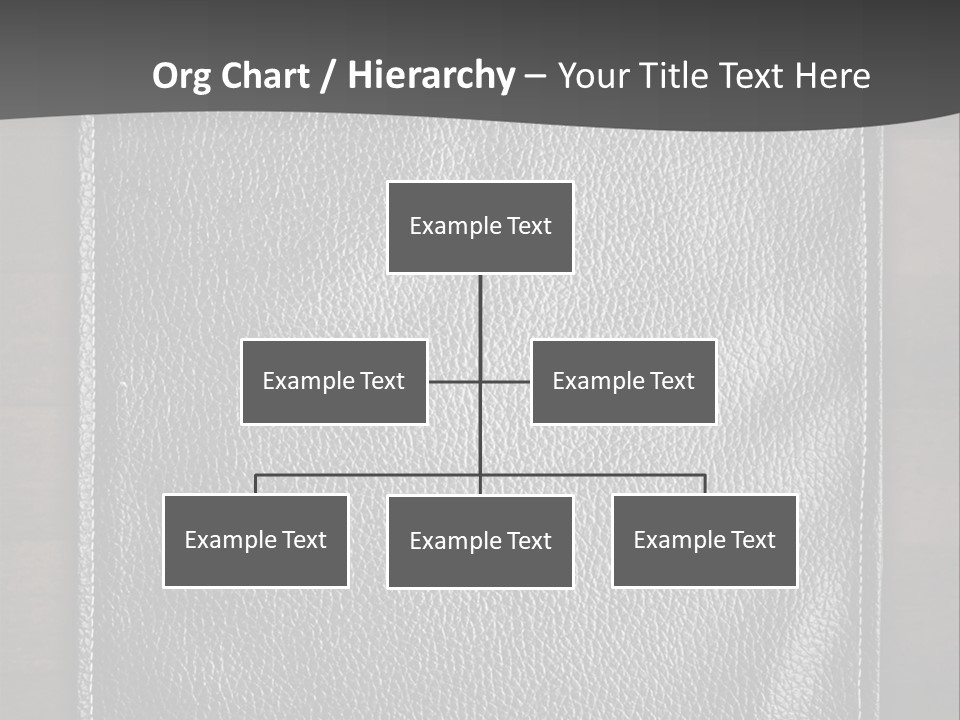 A Black Leather Book On A Wooden Table PowerPoint Template