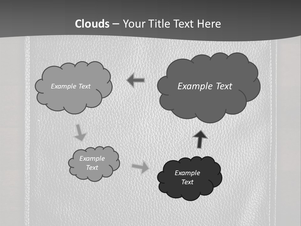 A Black Leather Book On A Wooden Table PowerPoint Template