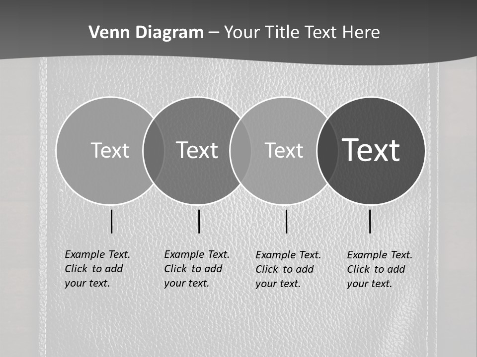 A Black Leather Book On A Wooden Table PowerPoint Template