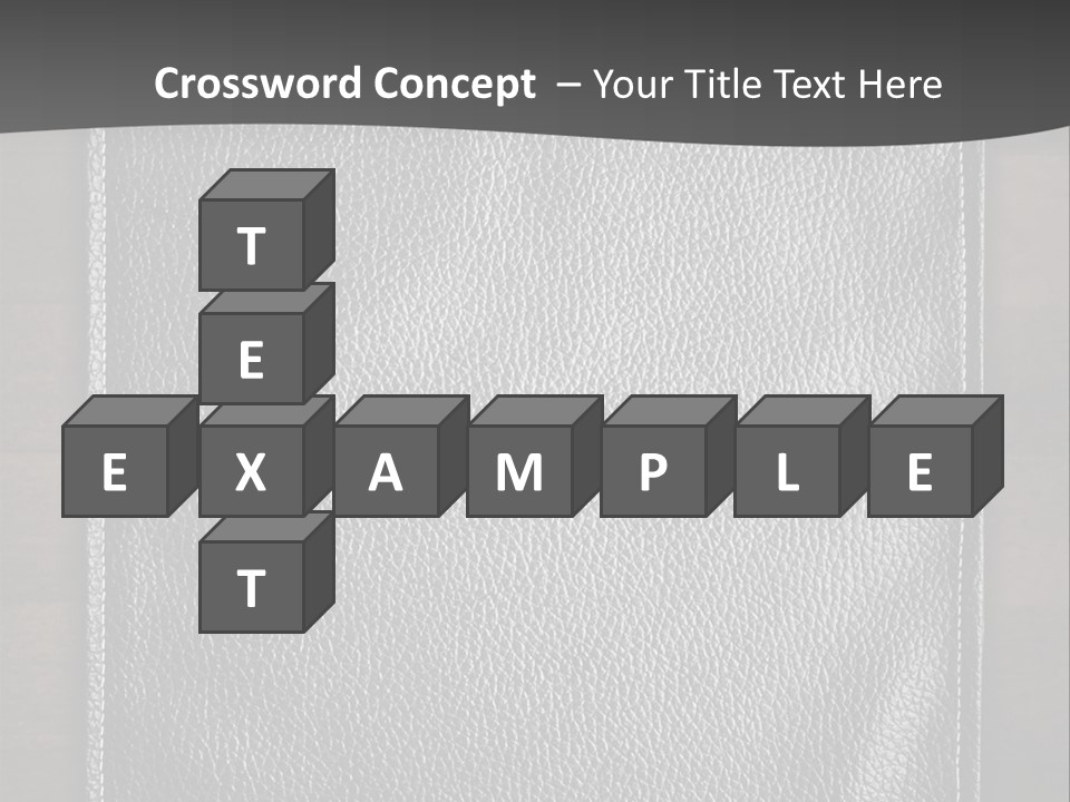 A Black Leather Book On A Wooden Table PowerPoint Template