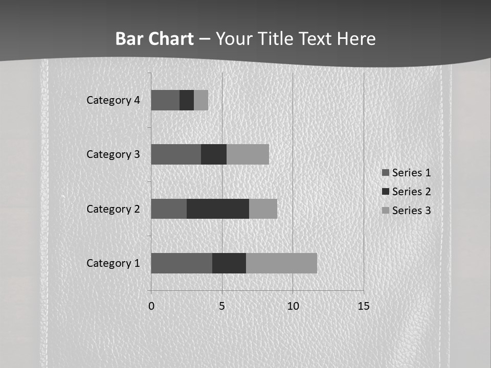 A Black Leather Book On A Wooden Table PowerPoint Template