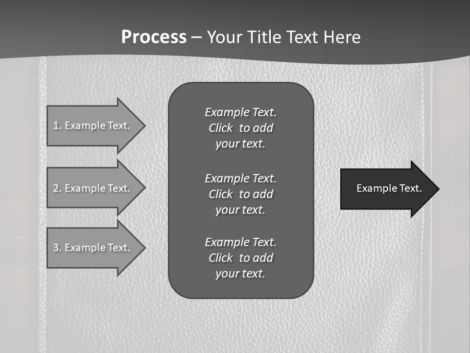 A Black Leather Book On A Wooden Table PowerPoint Template