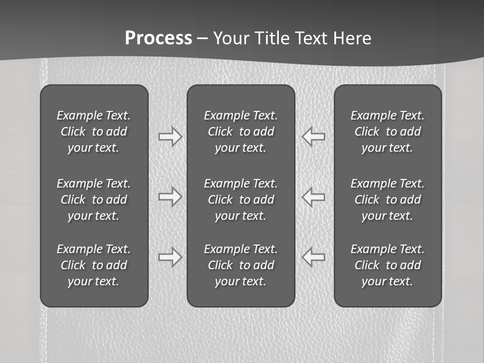 A Black Leather Book On A Wooden Table PowerPoint Template
