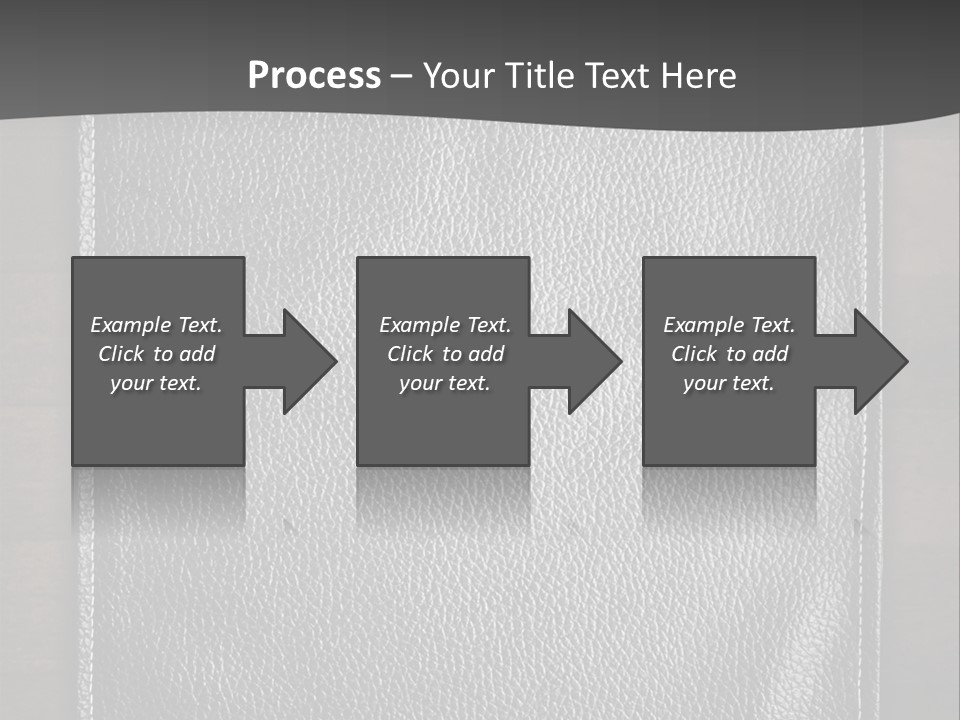 A Black Leather Book On A Wooden Table PowerPoint Template