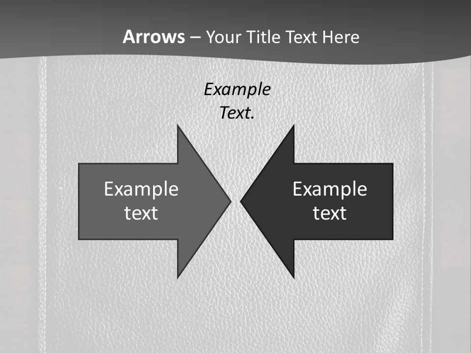 A Black Leather Book On A Wooden Table PowerPoint Template