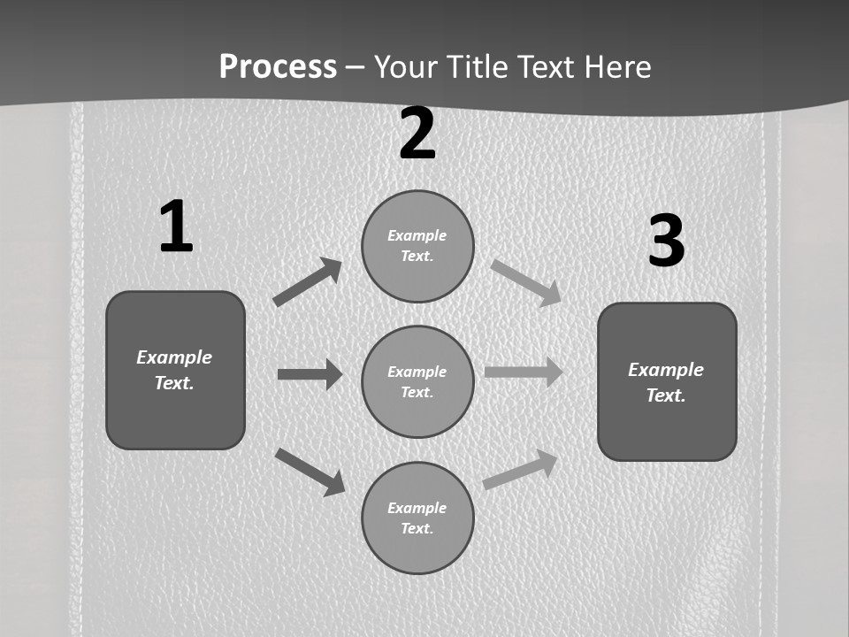 A Black Leather Book On A Wooden Table PowerPoint Template