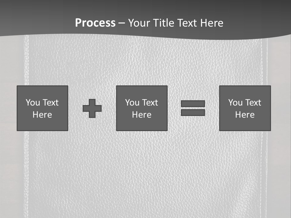 A Black Leather Book On A Wooden Table PowerPoint Template