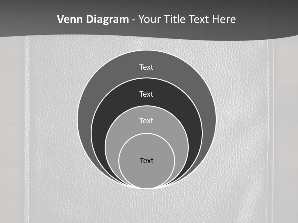 A Black Leather Book On A Wooden Table PowerPoint Template