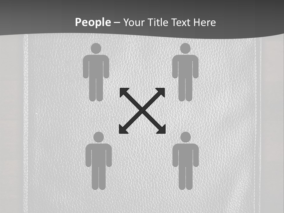 A Black Leather Book On A Wooden Table PowerPoint Template