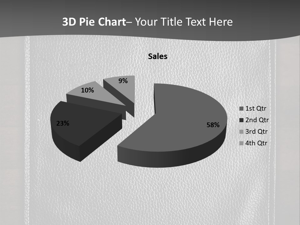 A Black Leather Book On A Wooden Table PowerPoint Template