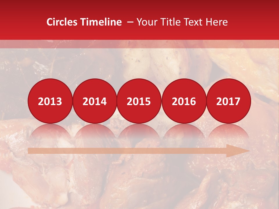 A Plate Of Food With Meat And Vegetables On It PowerPoint Template