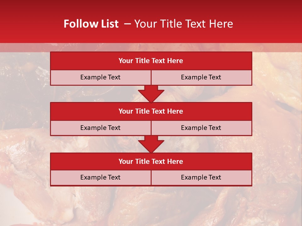 A Plate Of Food With Meat And Vegetables On It PowerPoint Template