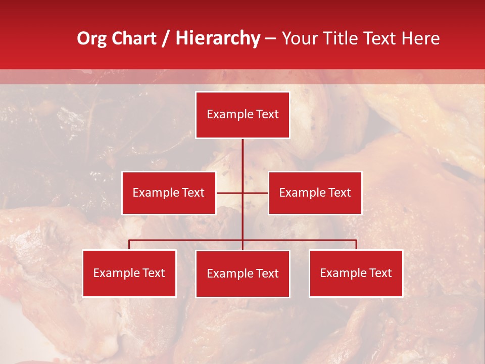 A Plate Of Food With Meat And Vegetables On It PowerPoint Template