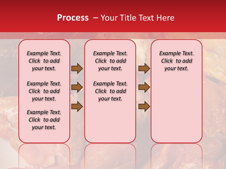 A Plate Of Food With Meat And Vegetables On It PowerPoint Template