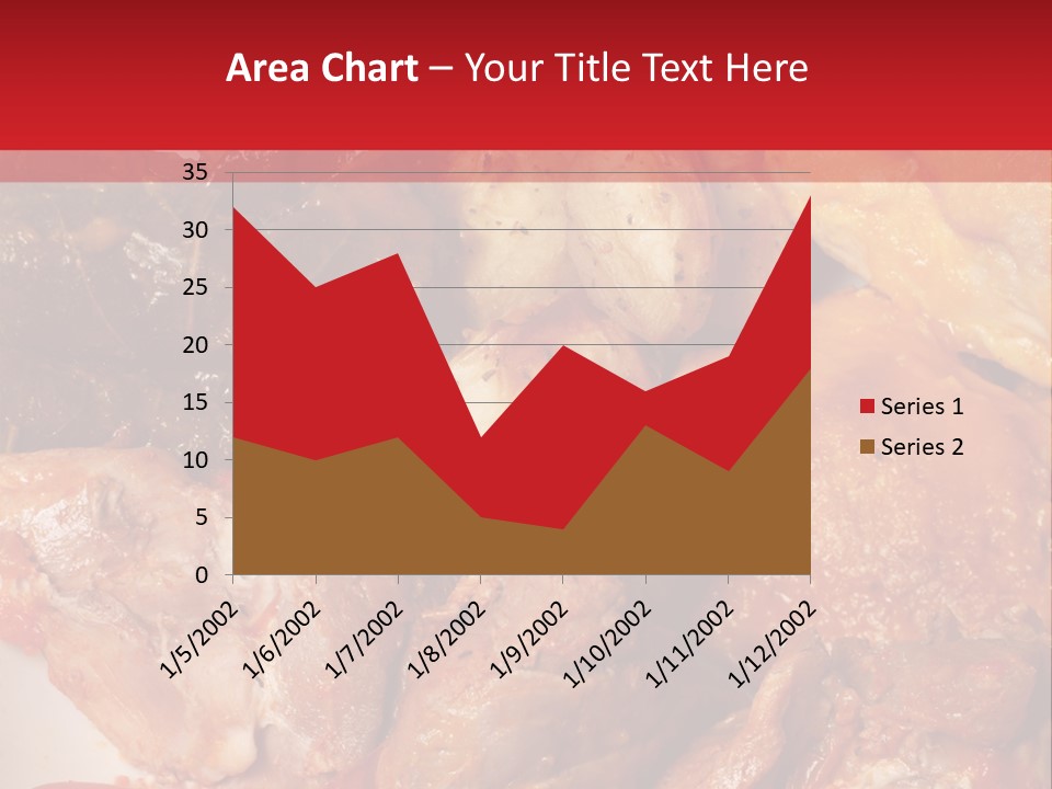 A Plate Of Food With Meat And Vegetables On It PowerPoint Template