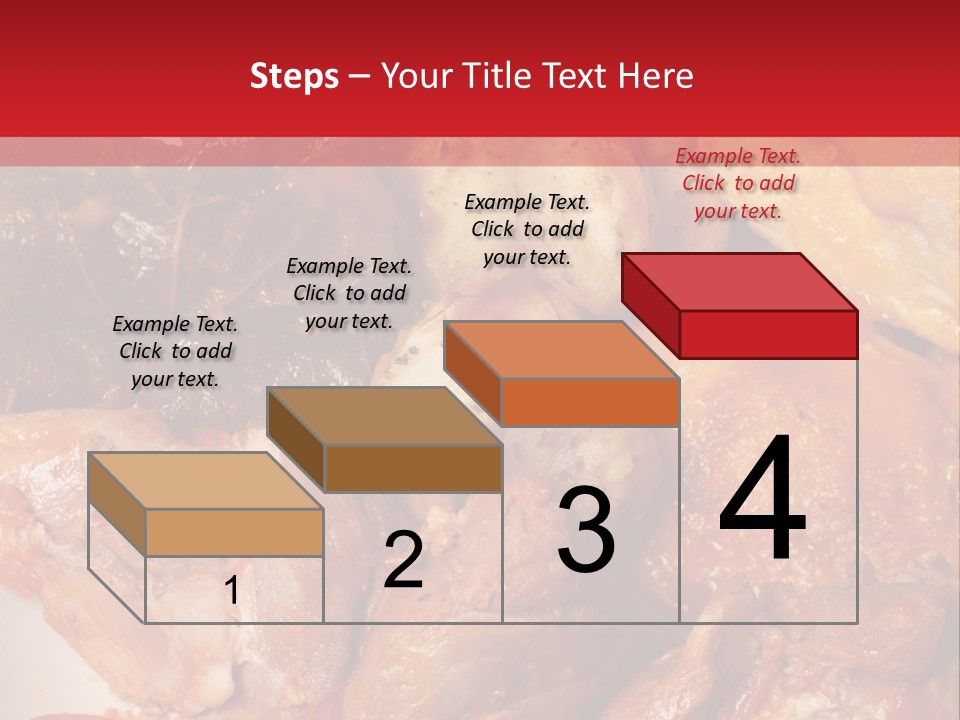 A Plate Of Food With Meat And Vegetables On It PowerPoint Template