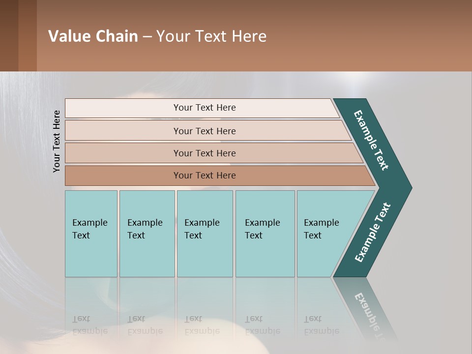 A Woman With Black Hair And Red Lipstick PowerPoint Template