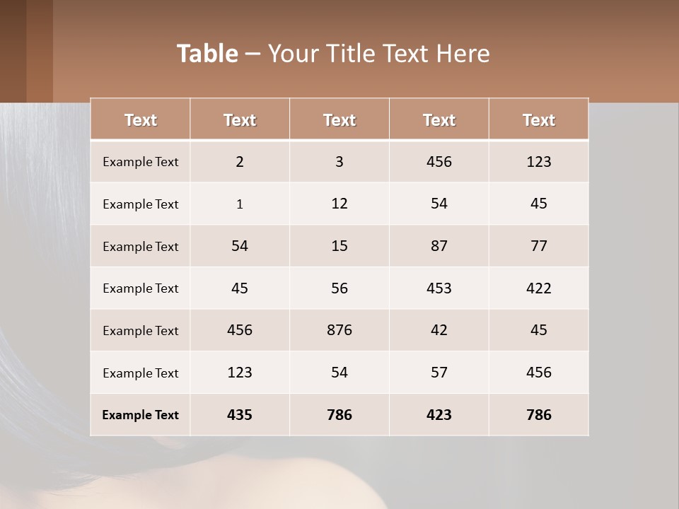 A Woman With Black Hair And Red Lipstick PowerPoint Template