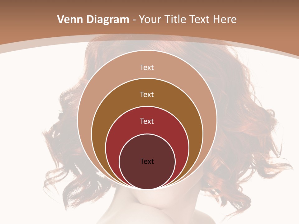 A Woman With Red Hair Is Smiling For The Camera PowerPoint Template