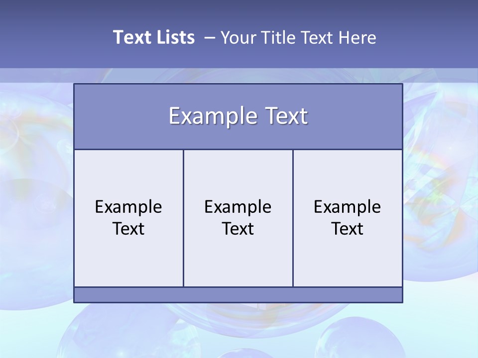 A House Surrounded By Bubbles With A Blue Sky In The Background PowerPoint Template