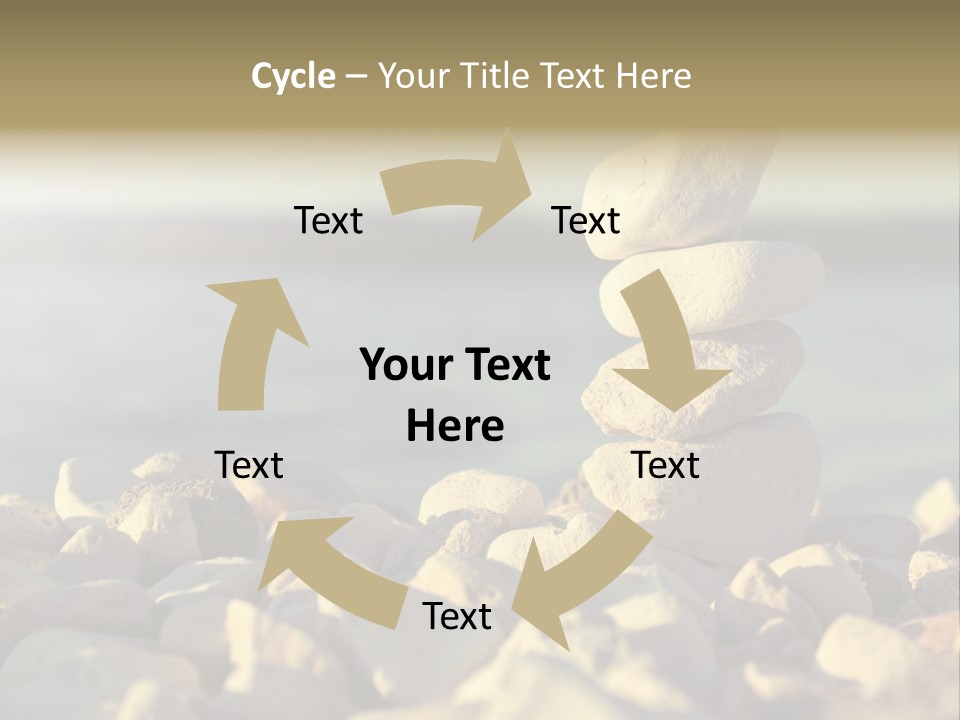 A Pile Of Rocks Sitting On Top Of A Beach PowerPoint Template