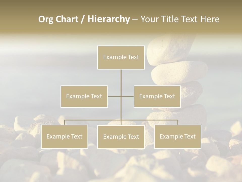 A Pile Of Rocks Sitting On Top Of A Beach PowerPoint Template