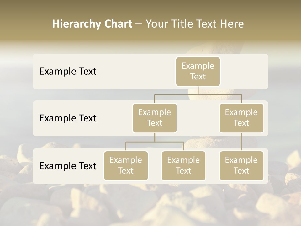 A Pile Of Rocks Sitting On Top Of A Beach PowerPoint Template