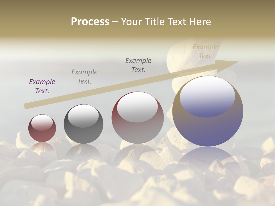 A Pile Of Rocks Sitting On Top Of A Beach PowerPoint Template