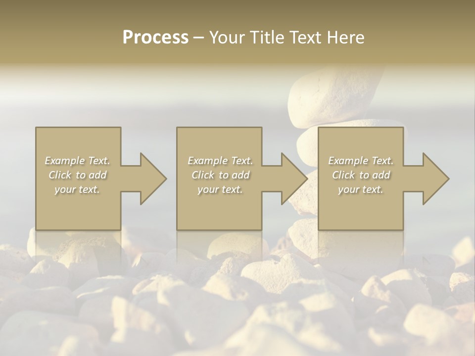 A Pile Of Rocks Sitting On Top Of A Beach PowerPoint Template