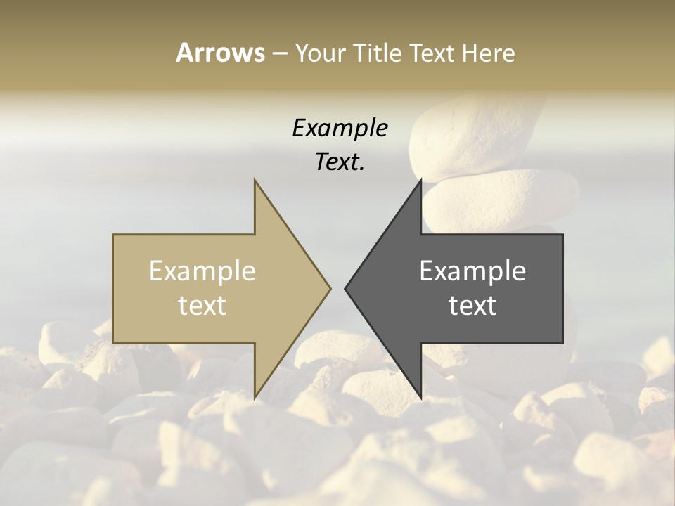 A Pile Of Rocks Sitting On Top Of A Beach PowerPoint Template