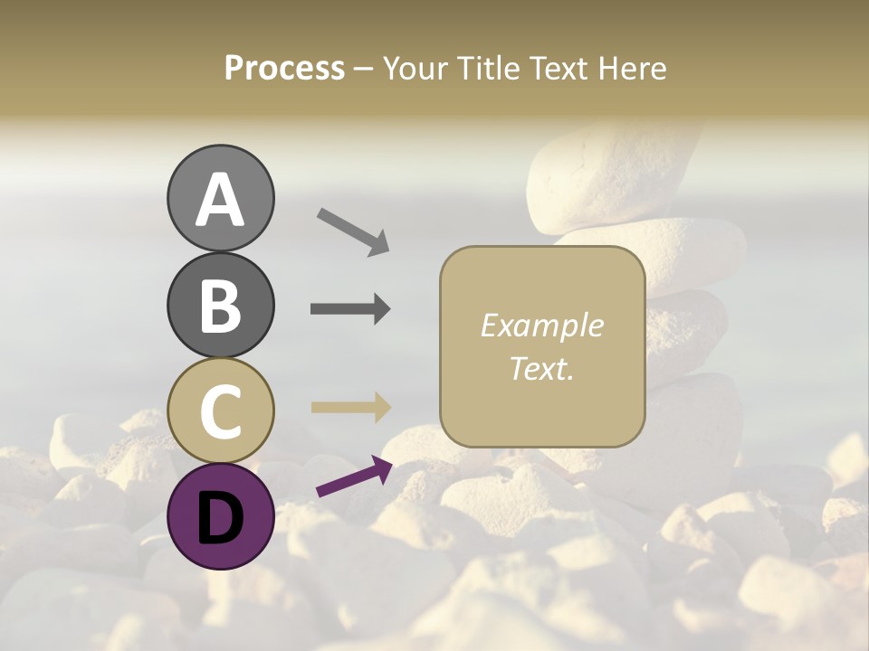 A Pile Of Rocks Sitting On Top Of A Beach PowerPoint Template