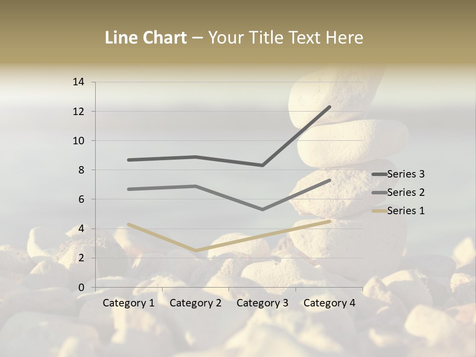 A Pile Of Rocks Sitting On Top Of A Beach PowerPoint Template