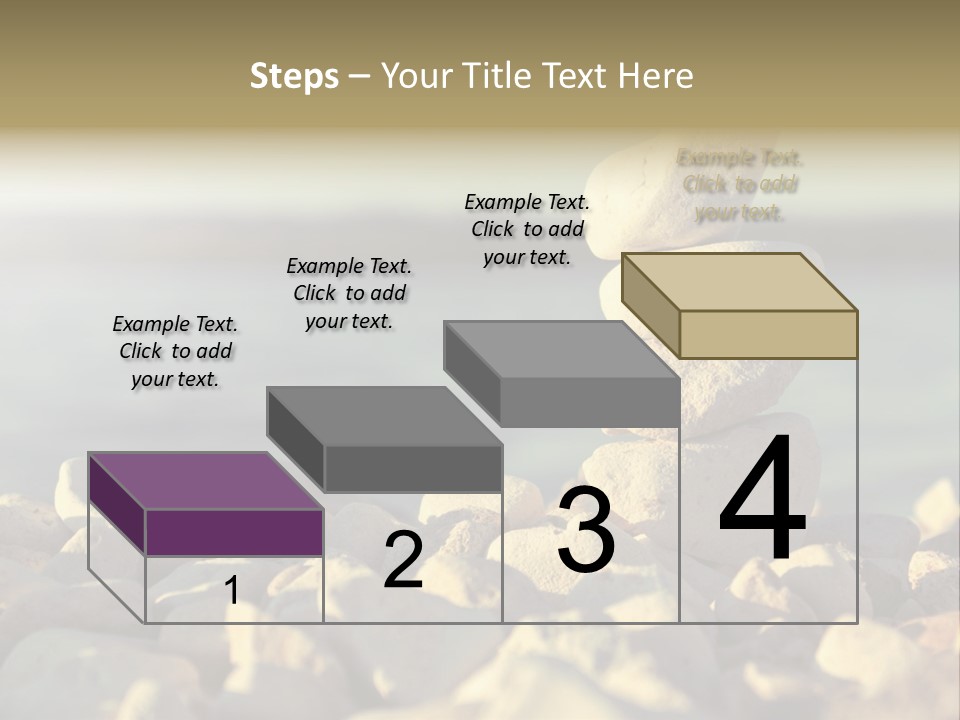 A Pile Of Rocks Sitting On Top Of A Beach PowerPoint Template