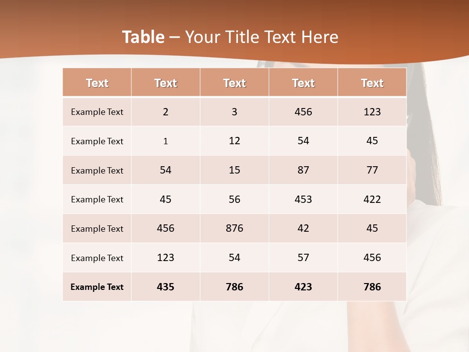 A Woman With A Headset Is Smiling For The Camera PowerPoint Template