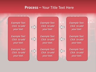A Red Stage With Spotlights And A Crowd Of People PowerPoint Template