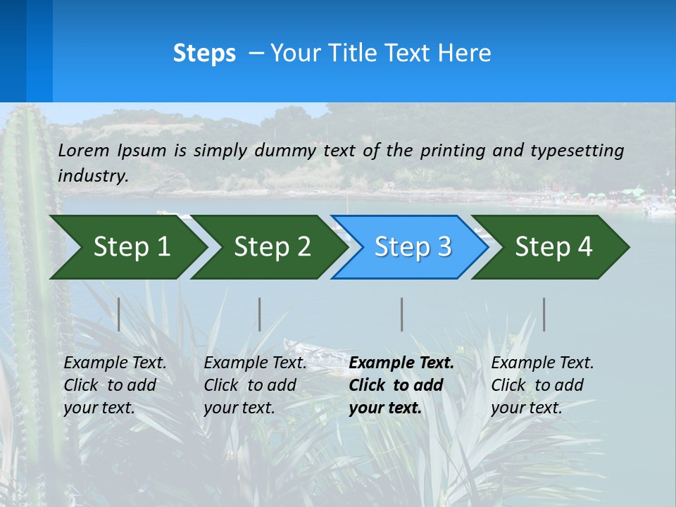 A Large Body Of Water With Boats In It PowerPoint Template