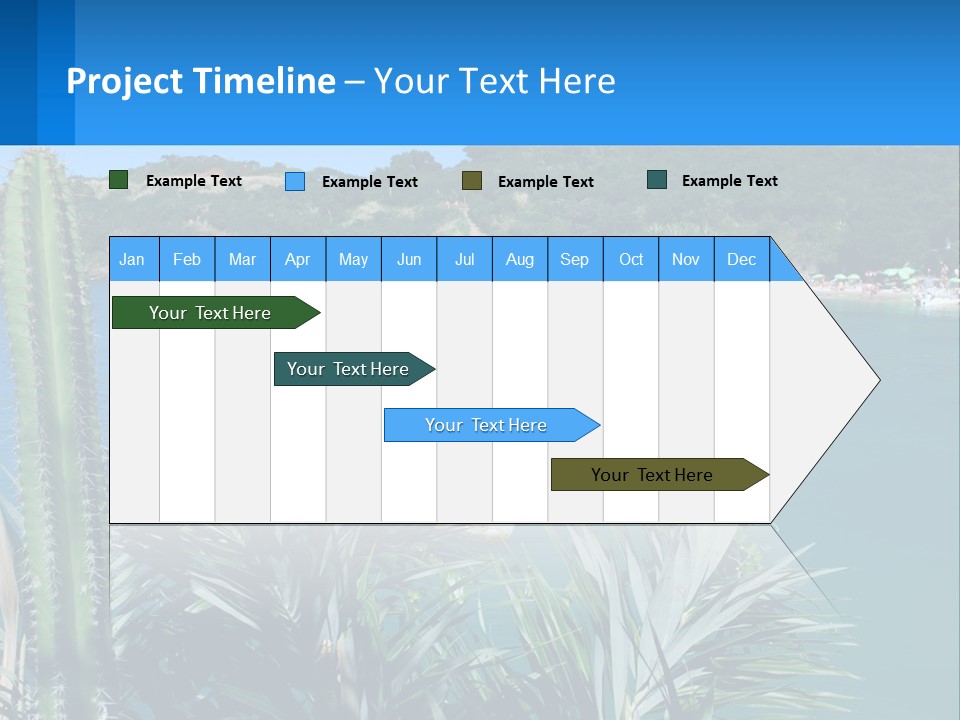 A Large Body Of Water With Boats In It PowerPoint Template