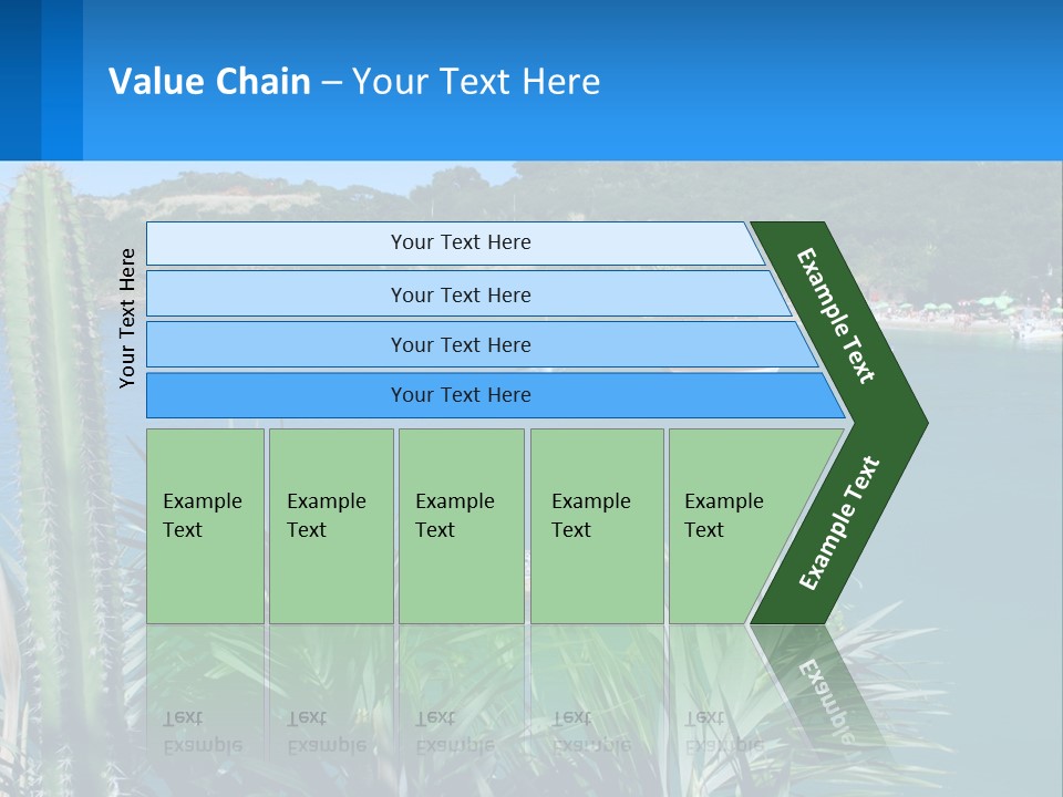 A Large Body Of Water With Boats In It PowerPoint Template