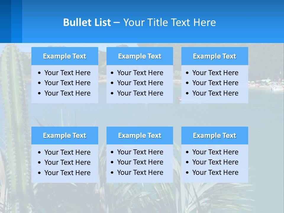 A Large Body Of Water With Boats In It PowerPoint Template