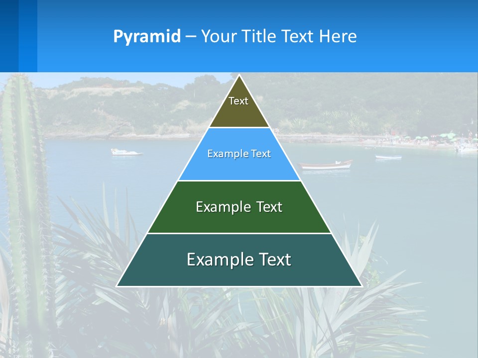 A Large Body Of Water With Boats In It PowerPoint Template