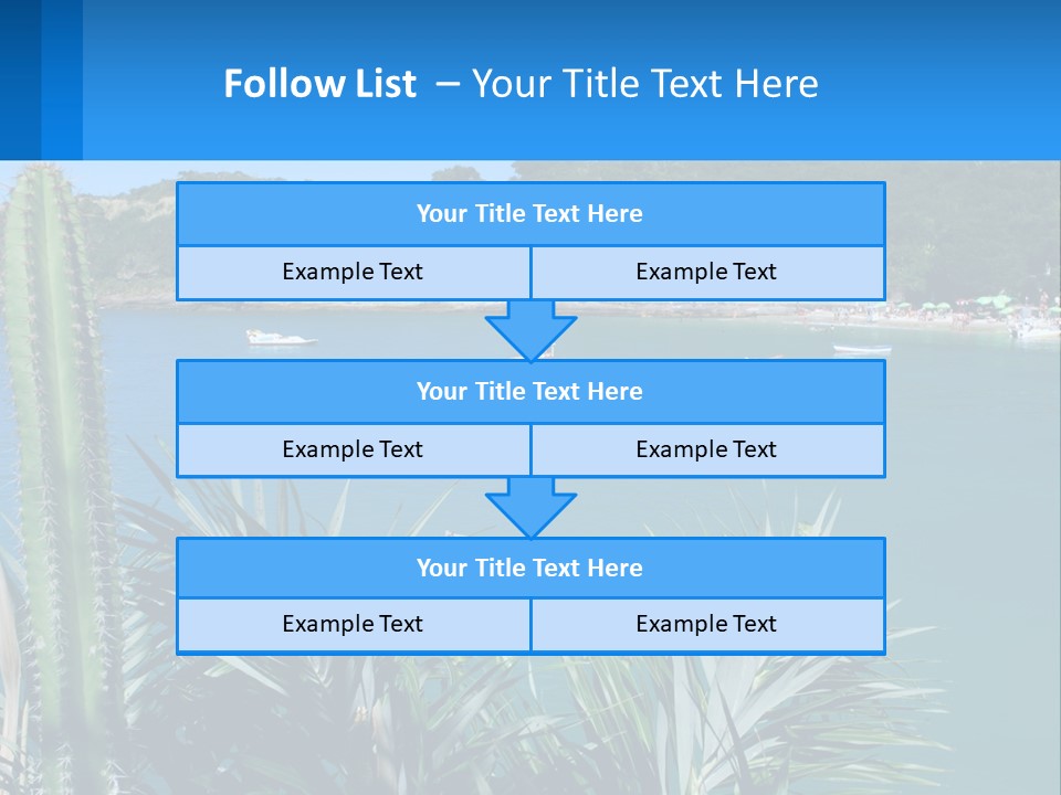 A Large Body Of Water With Boats In It PowerPoint Template
