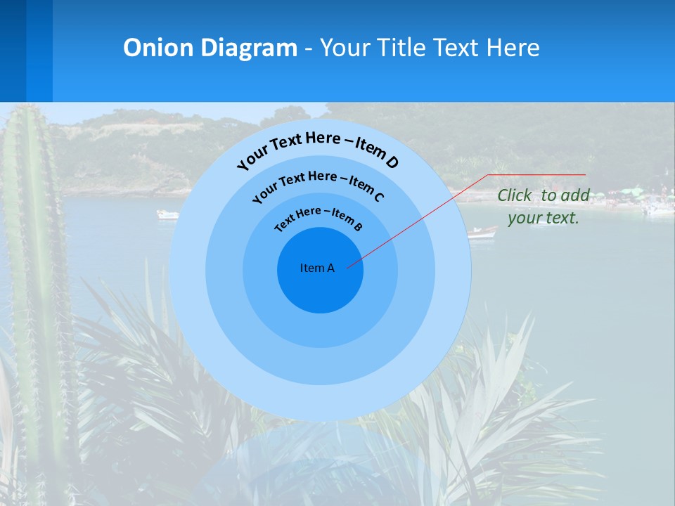A Large Body Of Water With Boats In It PowerPoint Template