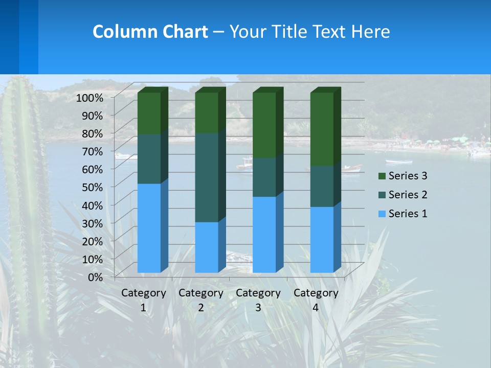 A Large Body Of Water With Boats In It PowerPoint Template