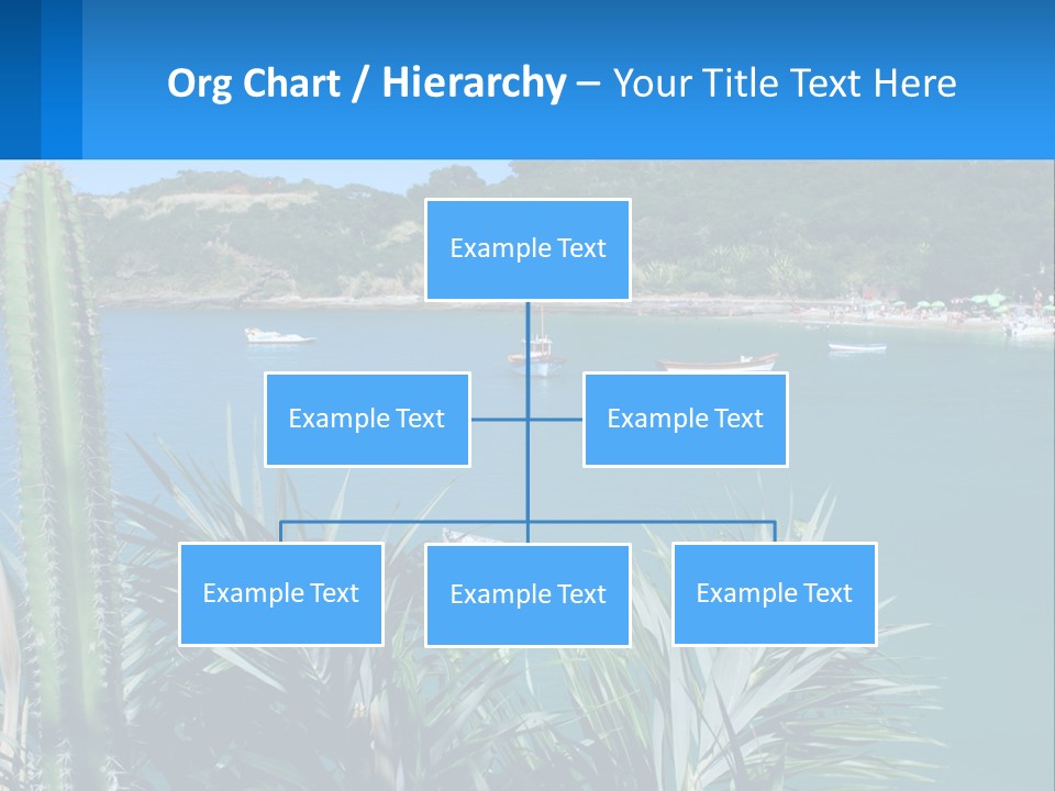 A Large Body Of Water With Boats In It PowerPoint Template
