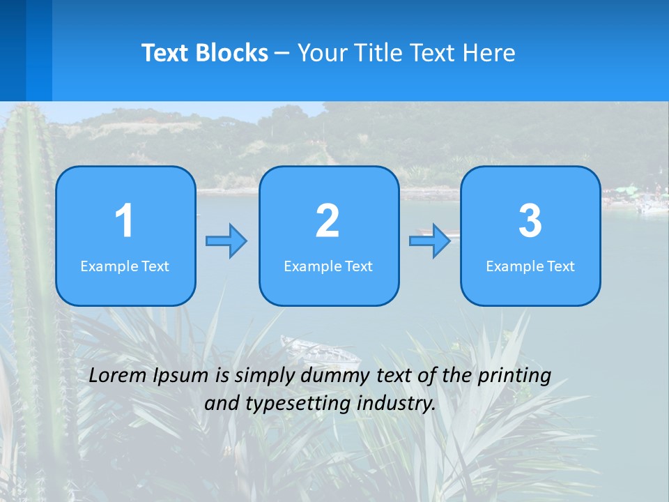 A Large Body Of Water With Boats In It PowerPoint Template