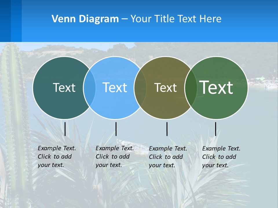 A Large Body Of Water With Boats In It PowerPoint Template