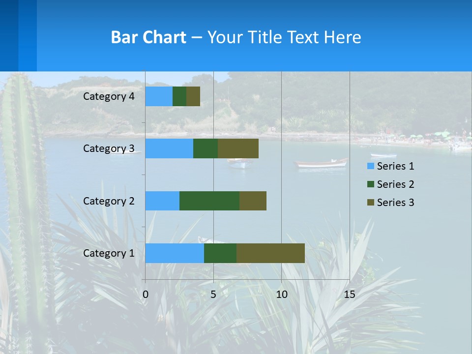 A Large Body Of Water With Boats In It PowerPoint Template