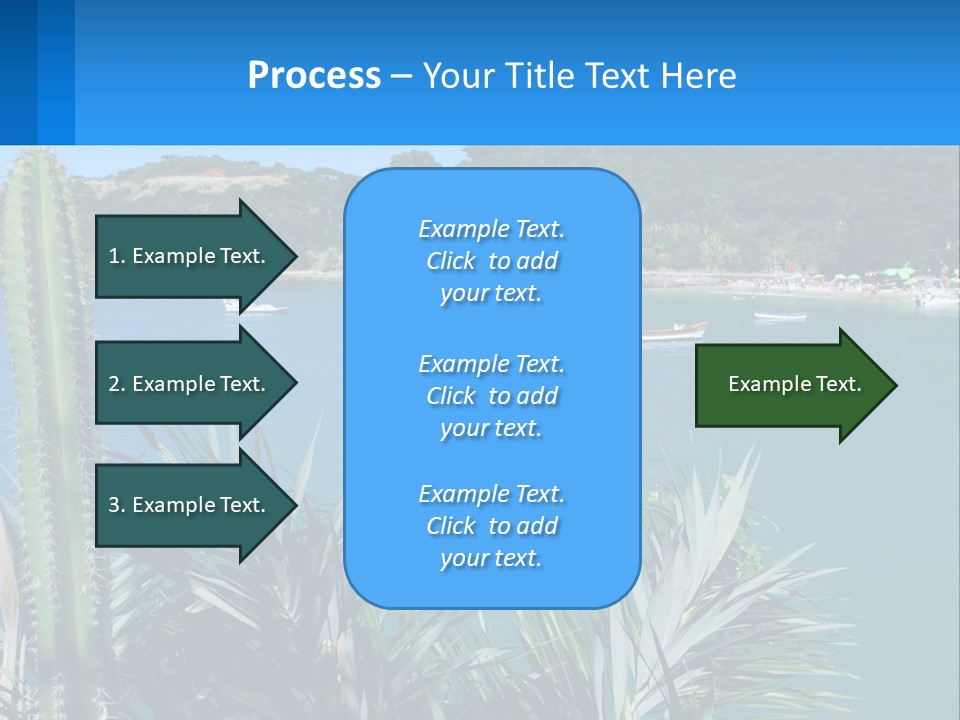 A Large Body Of Water With Boats In It PowerPoint Template