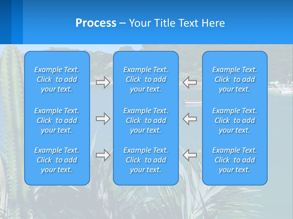 A Large Body Of Water With Boats In It PowerPoint Template