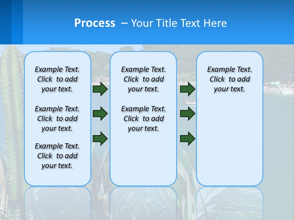 A Large Body Of Water With Boats In It PowerPoint Template